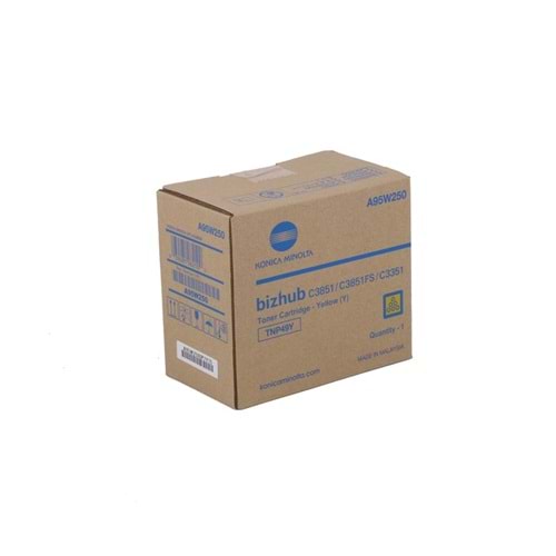 Konica Minolta TNP-49 Orijinal Sarı Toner | Bizhub C3351 & C3851