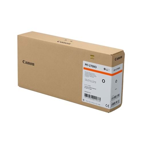 Canon PFI-2700 O (Orange) Turuncu Orijinal Mürekkep Kartuş 700 ml. (5294C001)