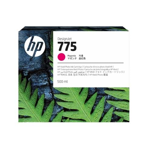 HP 775 Magenta 500 ml. Kırmızı Orijinal Mürekkep Kartuşu (1XB18A)
