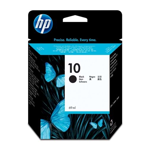 HP 10 Black 69ml. Siyah Orijinal Plotter Designjet Mürekkep Kartuşu (C4844AE)
