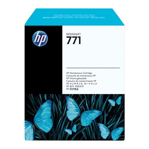 HP 771 Bakım Kartuşu Orijinal Temizleme Kiti Maintenance Cartridge (CH644A)