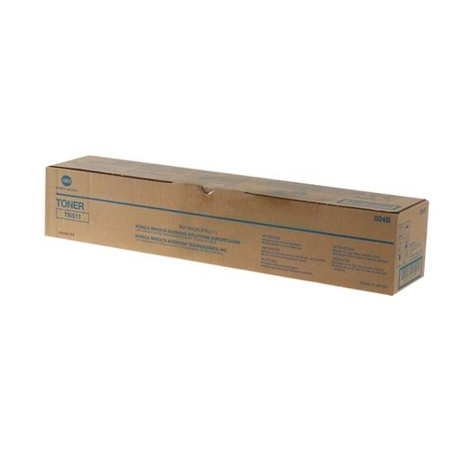 Konica Minolta TN-511 Orijinal Siyah Toner | Bizhub 360, 361, 420, 421, 500, 501