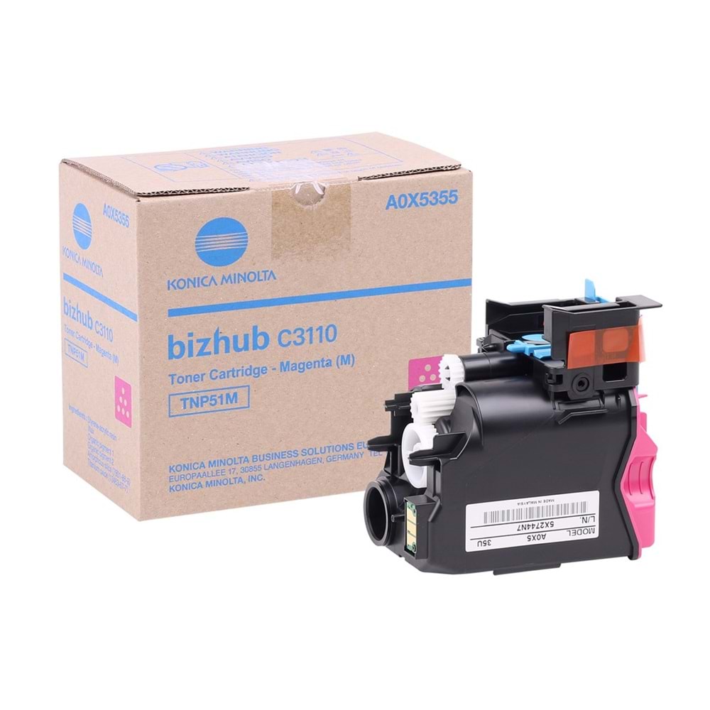 Konica Minolta TNP-51 Orijinal Kırmızı Toner | Bizhub C3110