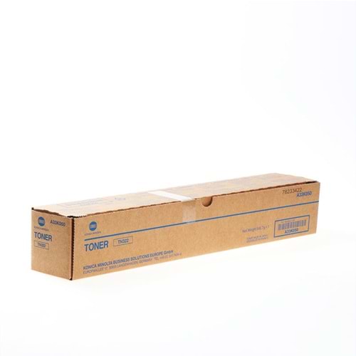 Konica Minolta TN-322 Orijinal Siyah Toner | Bizhub 224e, 284e, 364e
